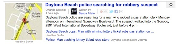 Local media on Google News Directories / Headline Surfer